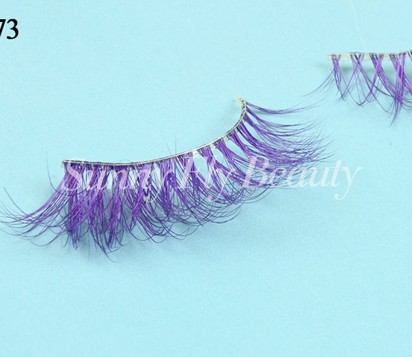 colorful eyelashes